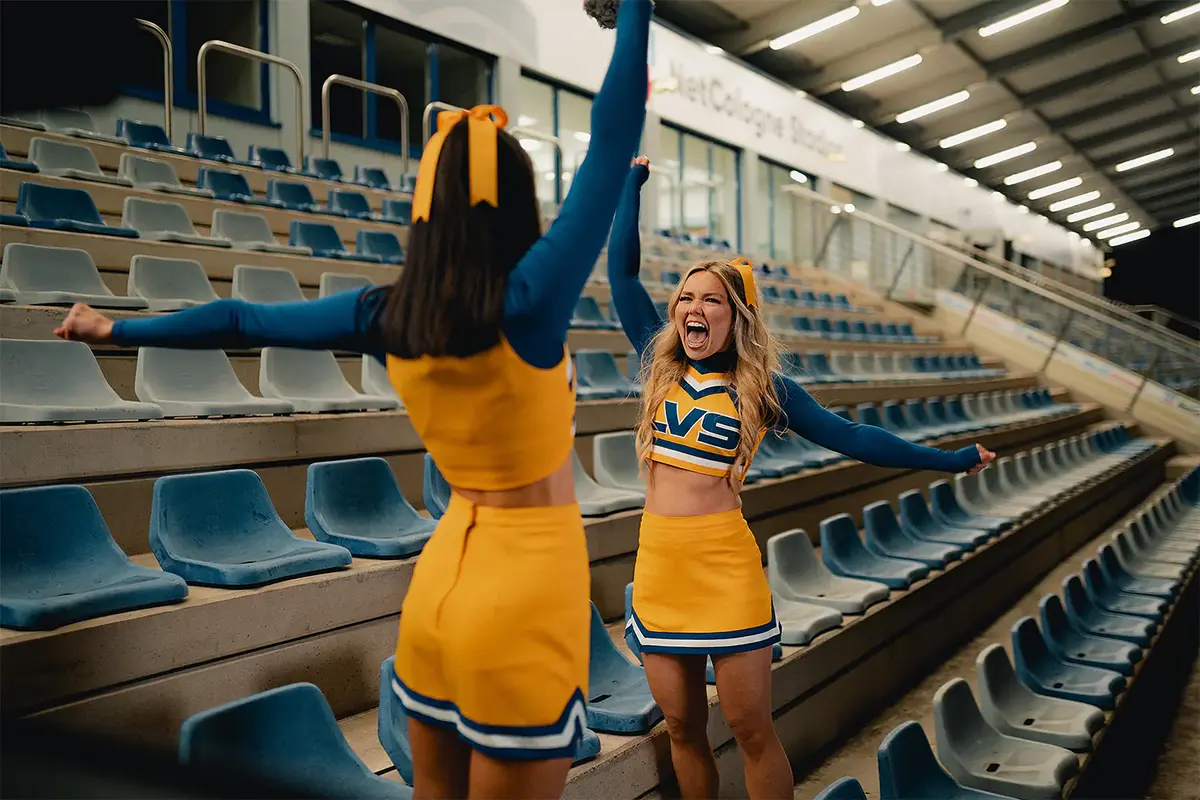 "Cheerleader", IAF Abschlussfilm 2025, Showreel, Standbild