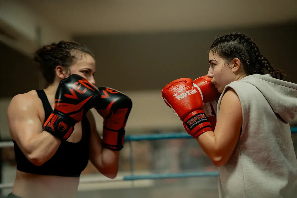 "Boxschwester Tod", IAF Abschlussfilm 2025, Showreel, Standbild